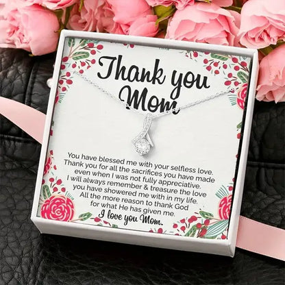 Thank You Mom Necklace